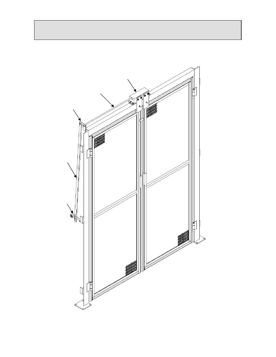 Installation instructions | Autoquip GATES SWING User Manual | Page 29 / 38