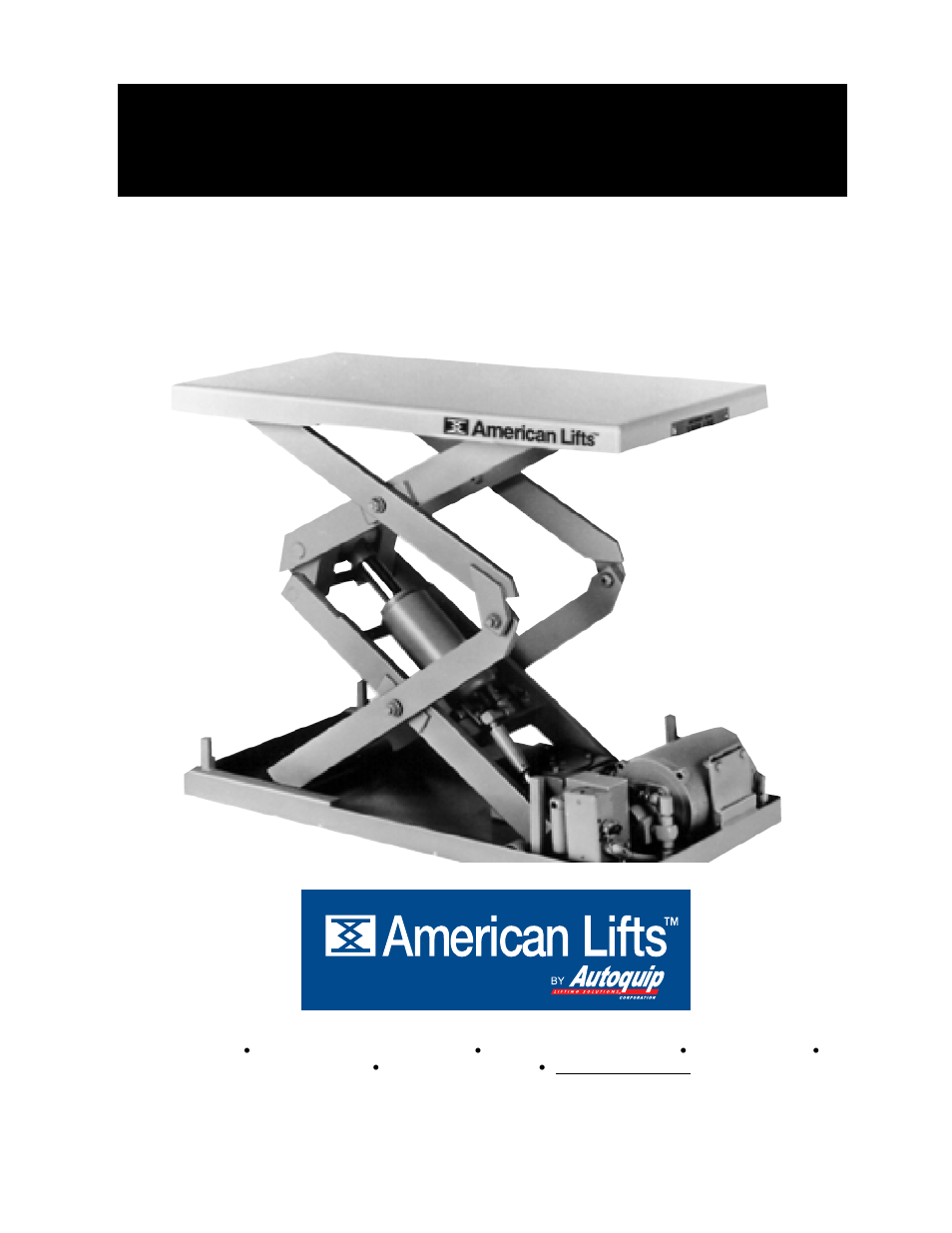 Autoquip COMPACT LIFT User Manual | 41 pages