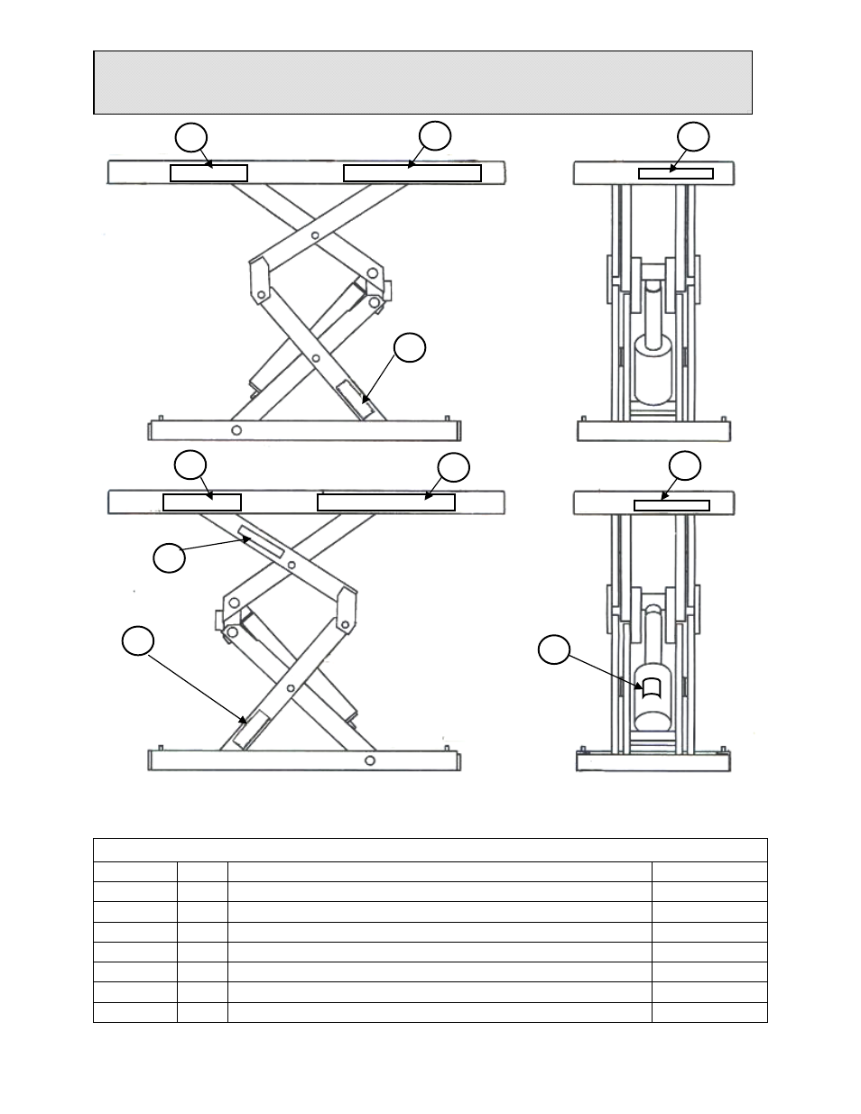 Label identification | Autoquip COMPACT LIFT User Manual | Page 10 / 41