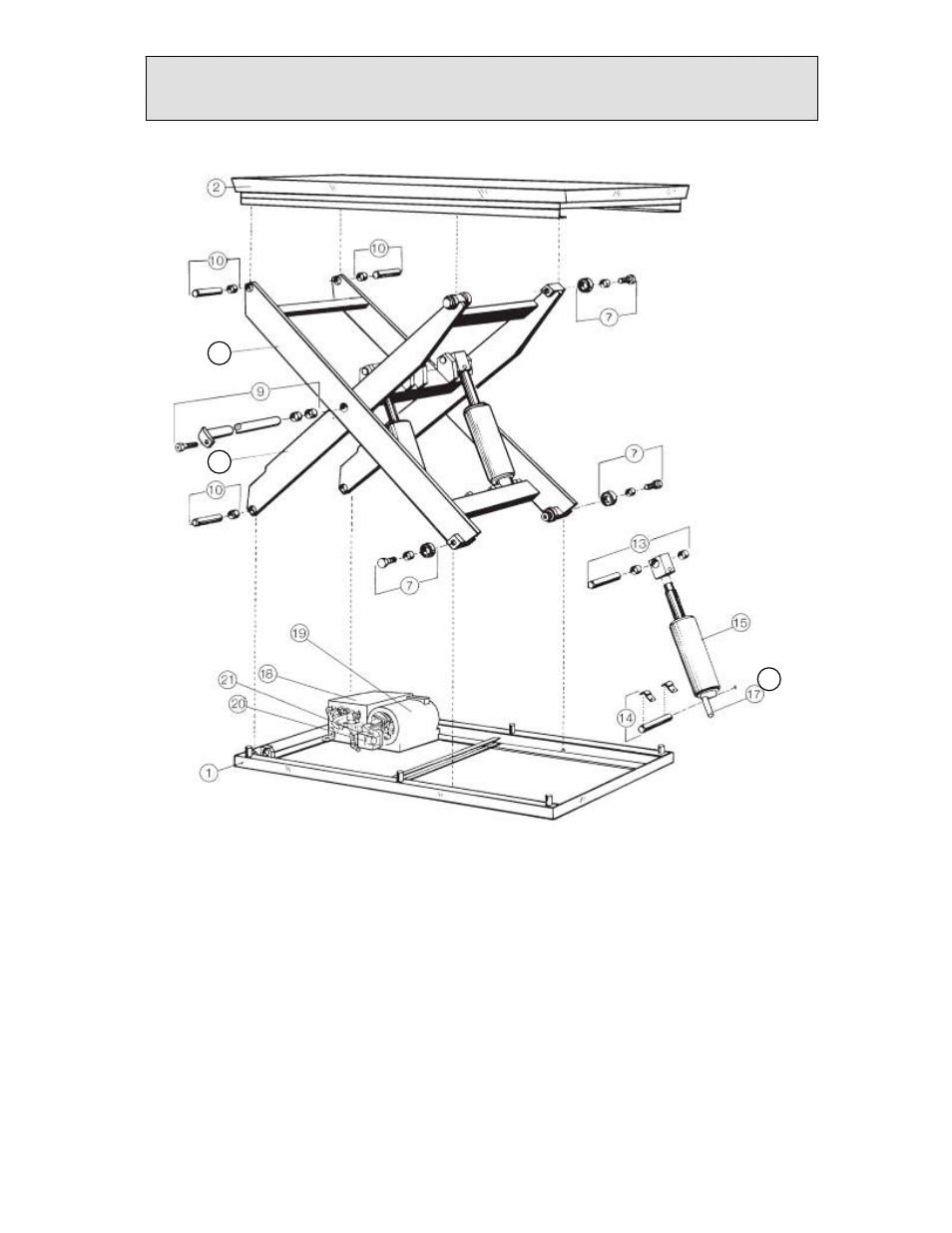 Replacement parts list | Autoquip TORKLIFT User Manual | Page 36 / 42