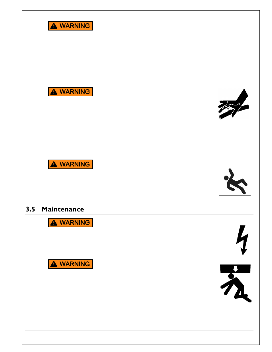 Maintenance, 5 maintenance | Autoquip SERIES 35 SCISSORS LIFT User Manual | Page 11 / 58