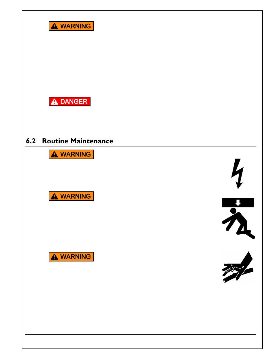Routine maintenance, 2 routine maintenance | Autoquip SERIES 35 SCISSORS LIFT User Manual | Page 27 / 58