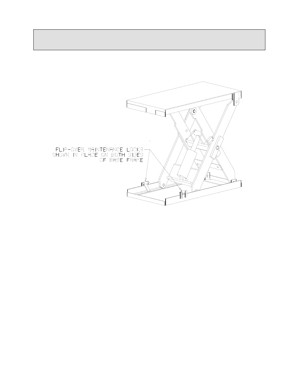 Lift blocking instructions | Autoquip SERIES 35 ROVER MOBILE User Manual | Page 15 / 41