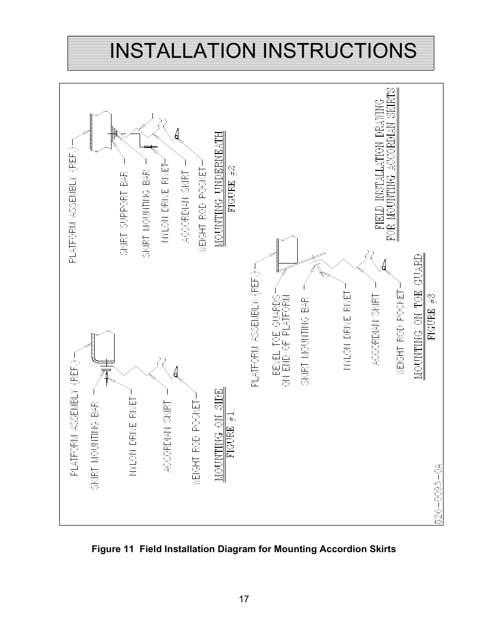 Installation instructions | Autoquip CAROUSEL WORK PLATFORM User Manual | Page 17 / 41