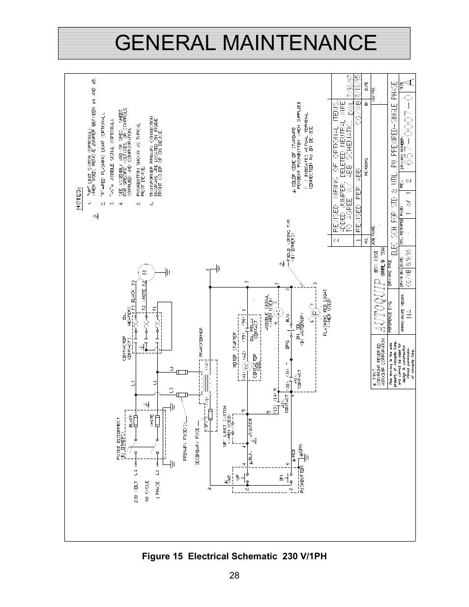 General maintenance | Autoquip CAROUSEL WORK PLATFORM User Manual | Page 28 / 41