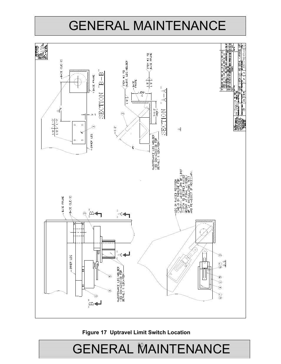 General maintenance | Autoquip CAROUSEL WORK PLATFORM User Manual | Page 30 / 41