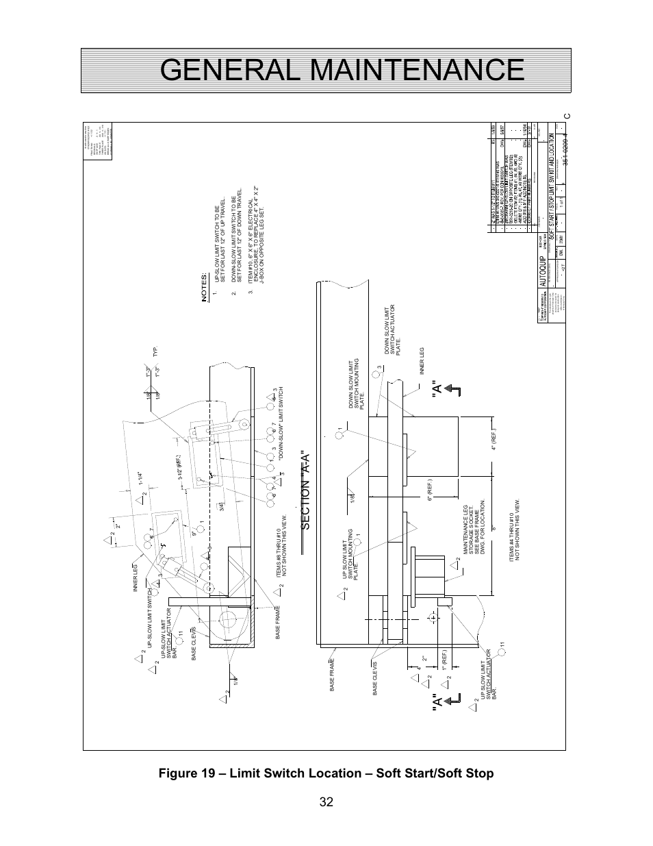 General maintenance | Autoquip CAROUSEL WORK PLATFORM User Manual | Page 32 / 41