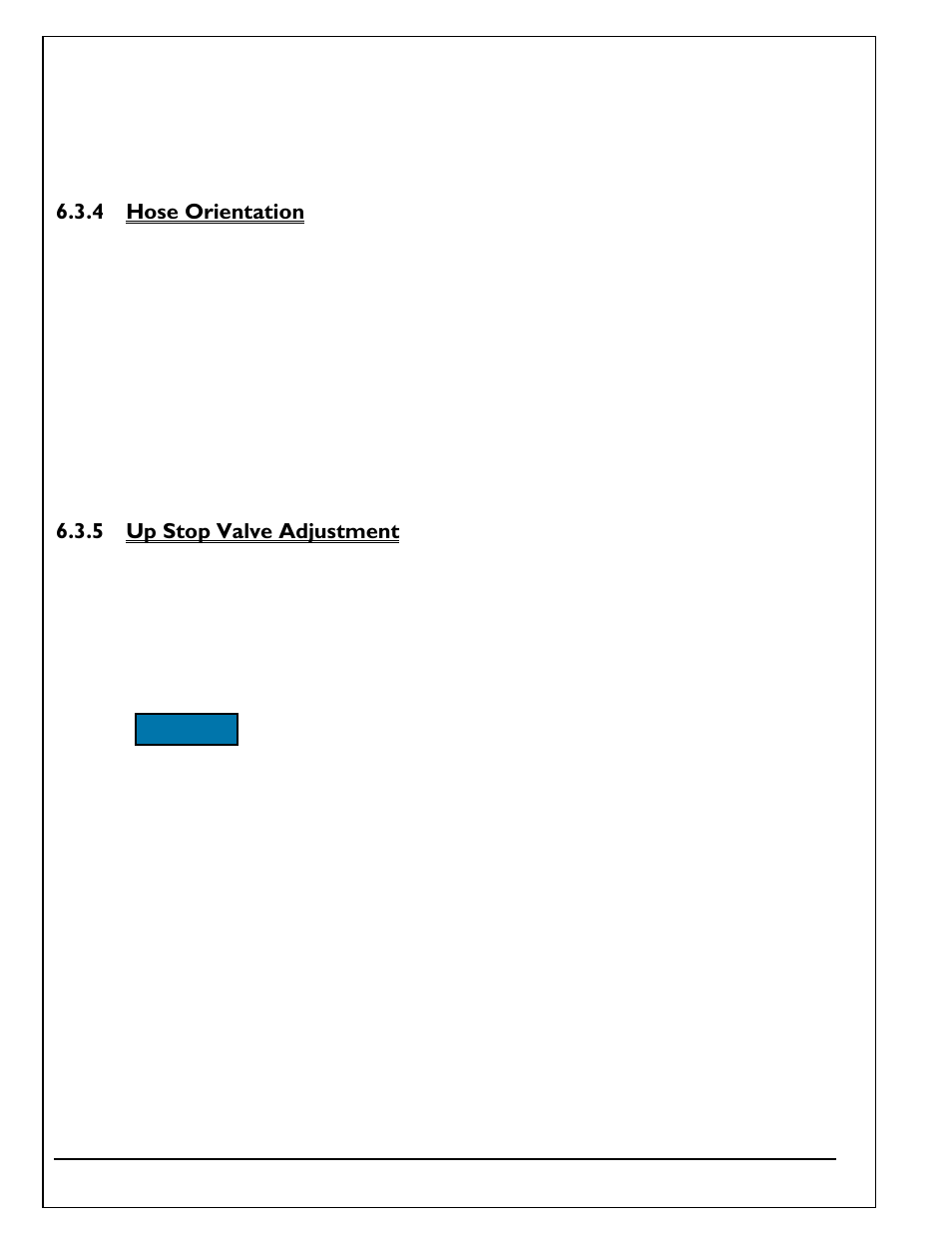 4 hose orientation, 5 up stop valve adjustment, Hose orientation | Up stop valve adjustment | Autoquip TITAN SCISSOR LIFT TABLE User Manual | Page 28 / 50