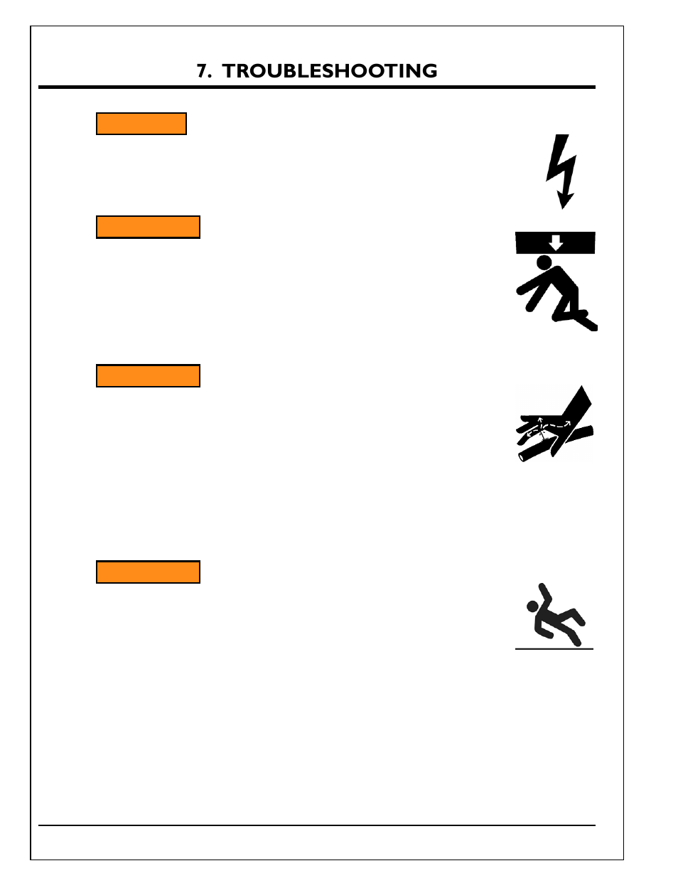 Troubleshooting | Autoquip TITAN SCISSOR LIFT TABLE User Manual | Page 40 / 50