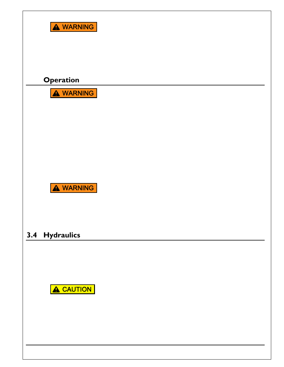 3 operation, 4 hydraulics | Autoquip SUPER TITAN DOUBLE LONG User Manual | Page 11 / 52