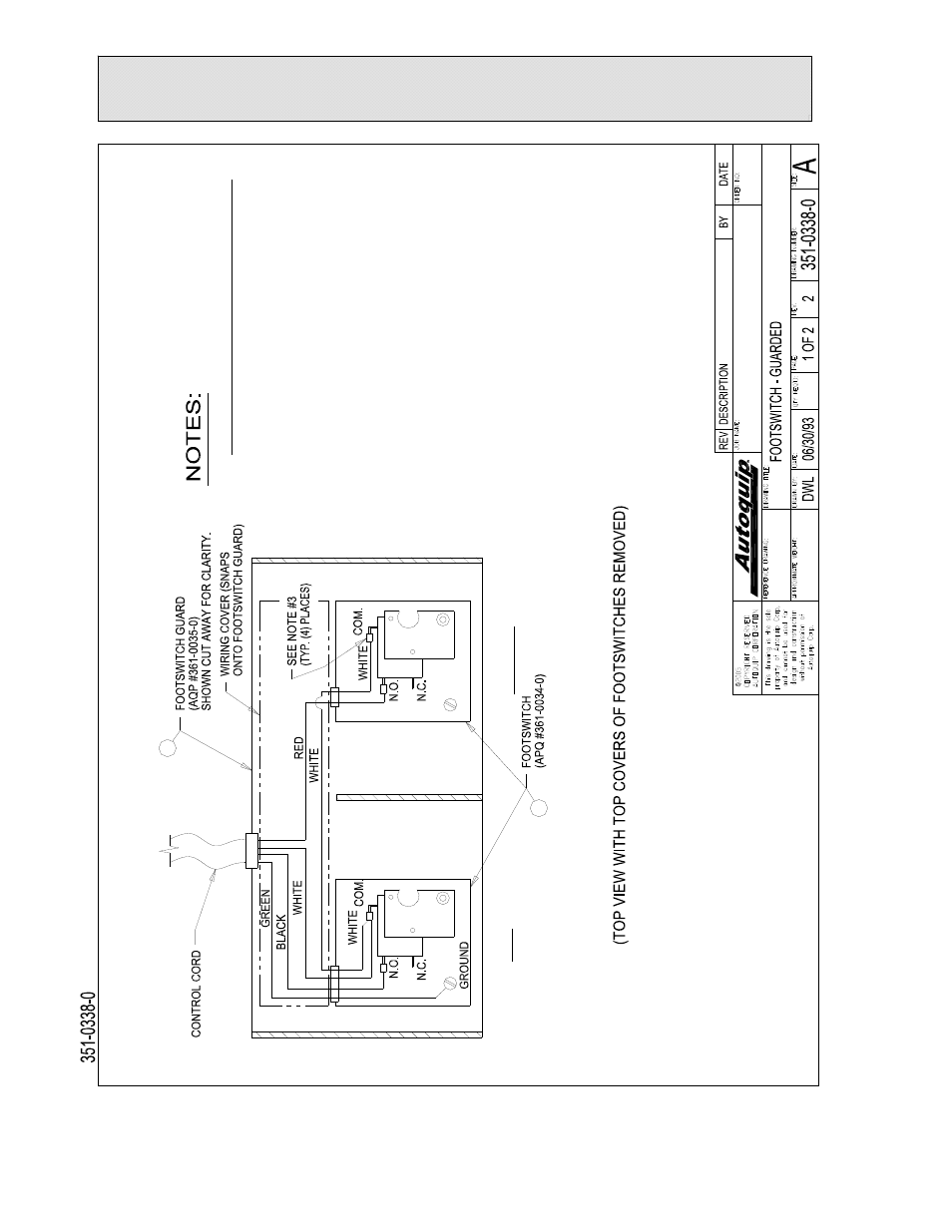 General maintenance, Figure 8a: footswitch wiring diagram, Down | Warnin g : electrical hazar d, Standard f o otswitch as sembly | Autoquip DOUBLE PANTOGRAPH LIFT User Manual | Page 50 / 73