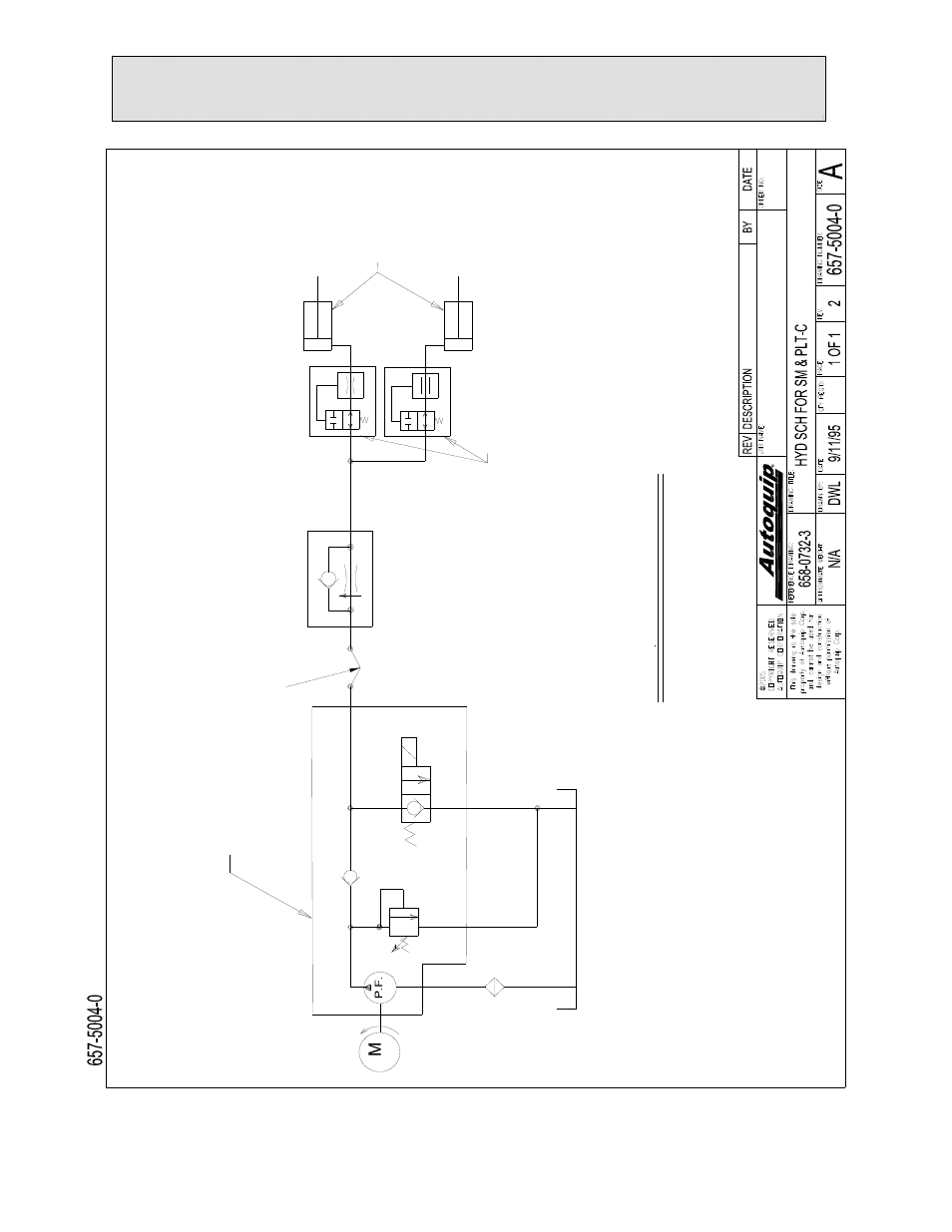 General maintenance, 53 hydr aulic schemat ic | Autoquip DOUBLE PANTOGRAPH LIFT User Manual | Page 53 / 73