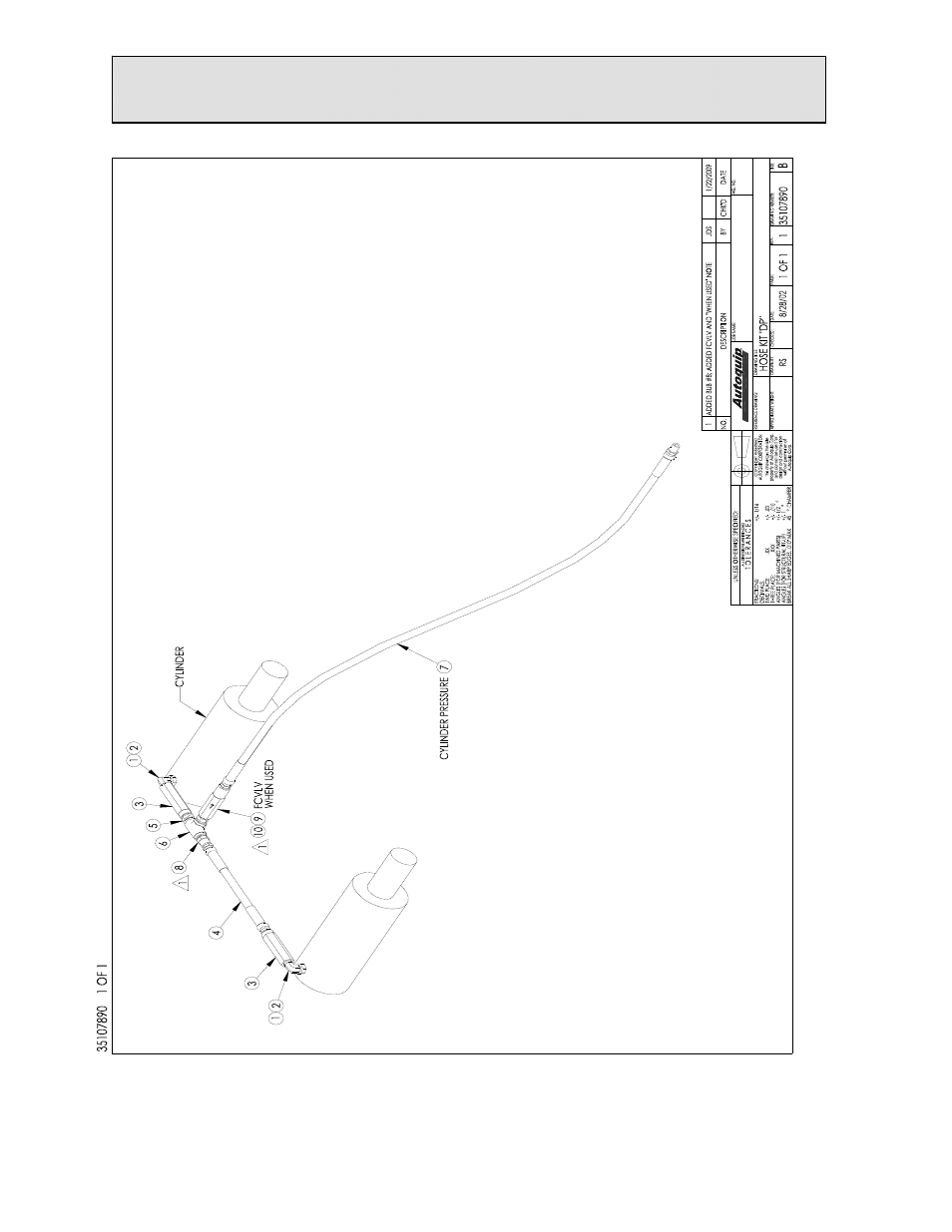 Replacement parts list | Autoquip DOUBLE PANTOGRAPH LIFT User Manual | Page 57 / 73