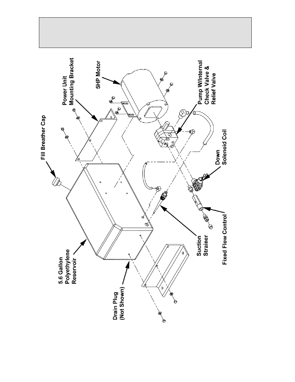 Replacement parts list, Contractor power unit | Autoquip DOUBLE PANTOGRAPH LIFT User Manual | Page 62 / 73