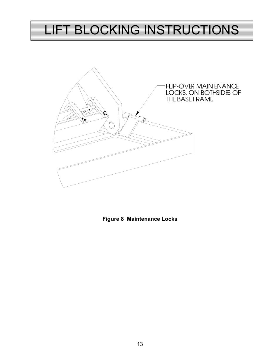 Lift blocking instructions | Autoquip COIL TRANSFER CARS User Manual | Page 13 / 36