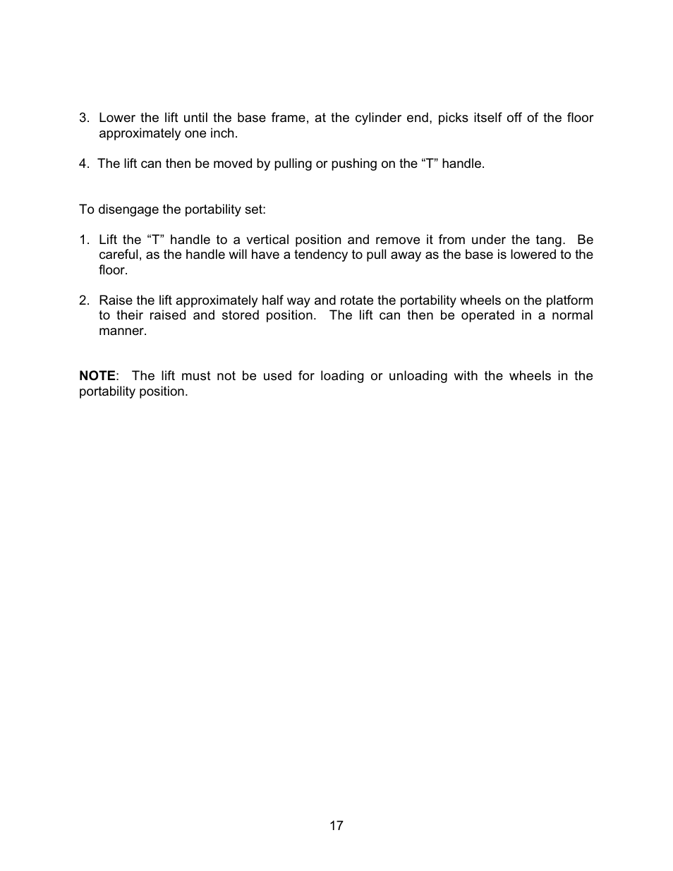 Autoquip CMD DOCK LIFT User Manual | Page 17 / 31