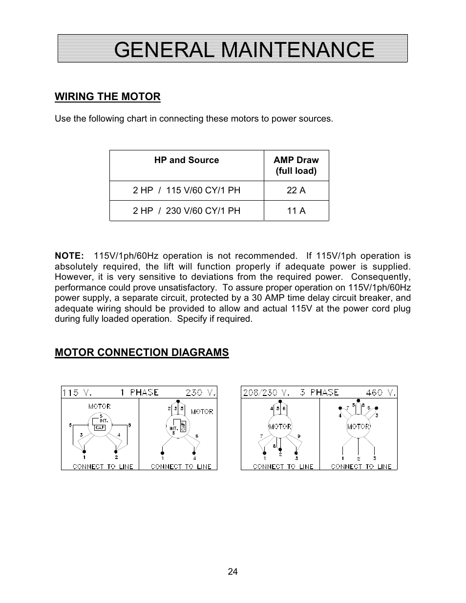 General maintenance | Autoquip CMD DOCK LIFT User Manual | Page 24 / 31