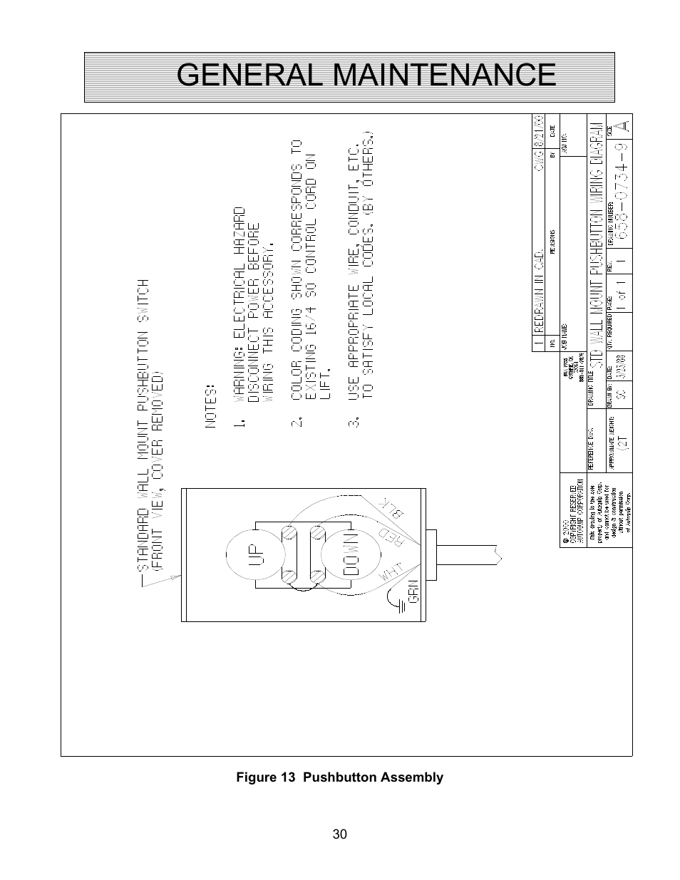 General maintenance | Autoquip PDQ DOCK LIFT User Manual | Page 30 / 36