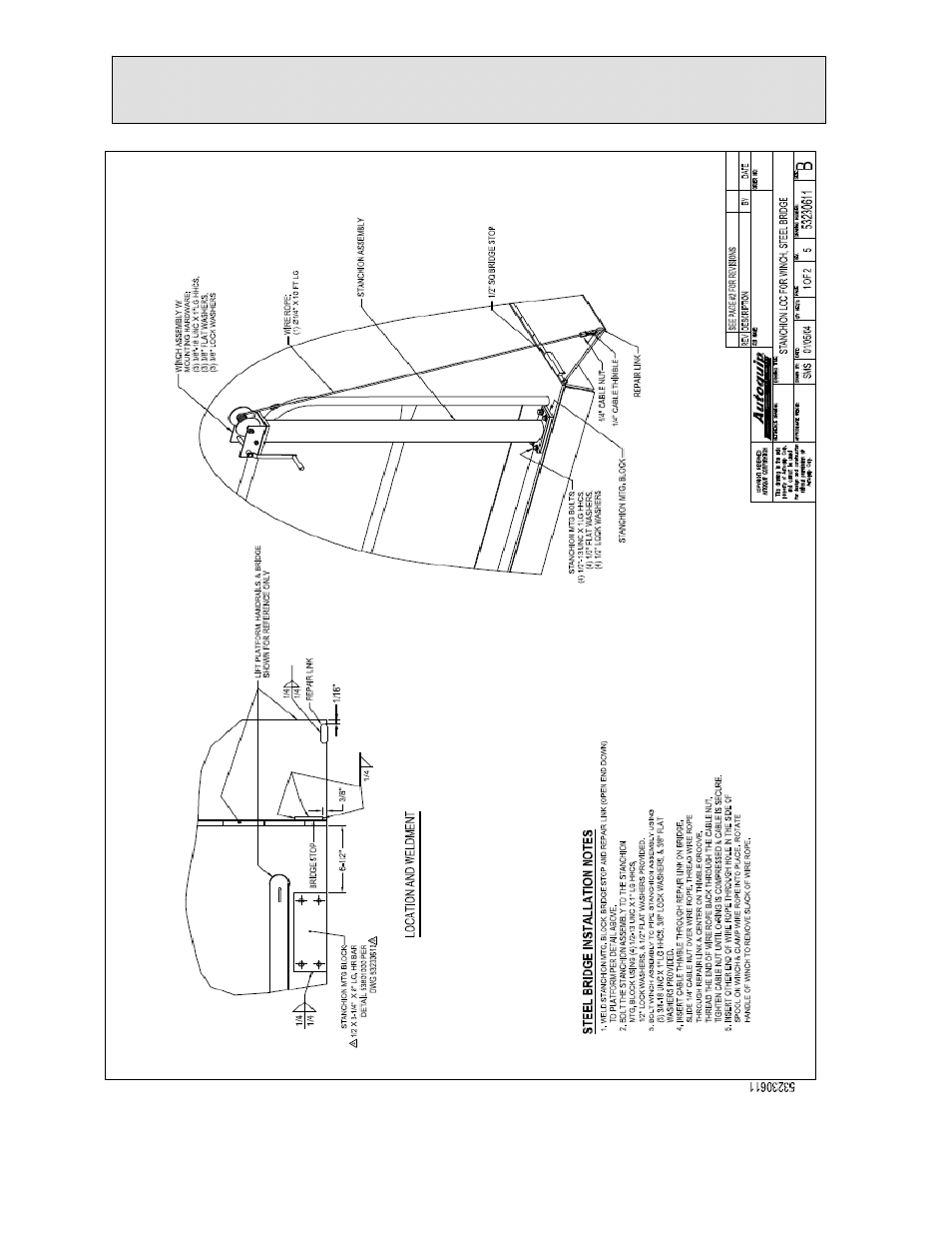 Installation instructions | Autoquip PLTC DOCK LIFT User Manual | Page 32 / 86