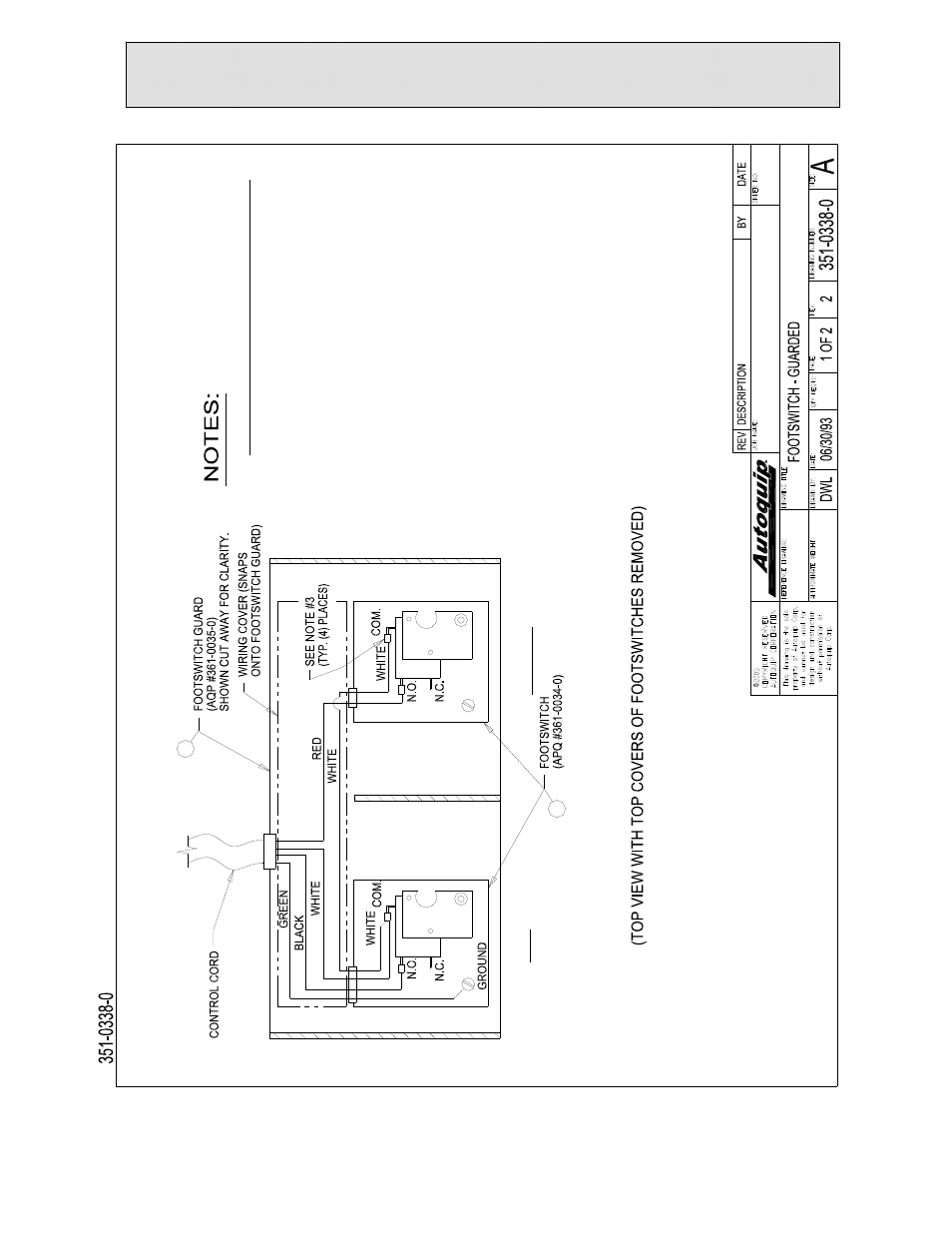 General maintenance, Figure 24: footswitch wiring diagram, Down | Warnin g : electrical hazar d, Standard f o otswitch as sembly | Autoquip PLTC DOCK LIFT User Manual | Page 52 / 86