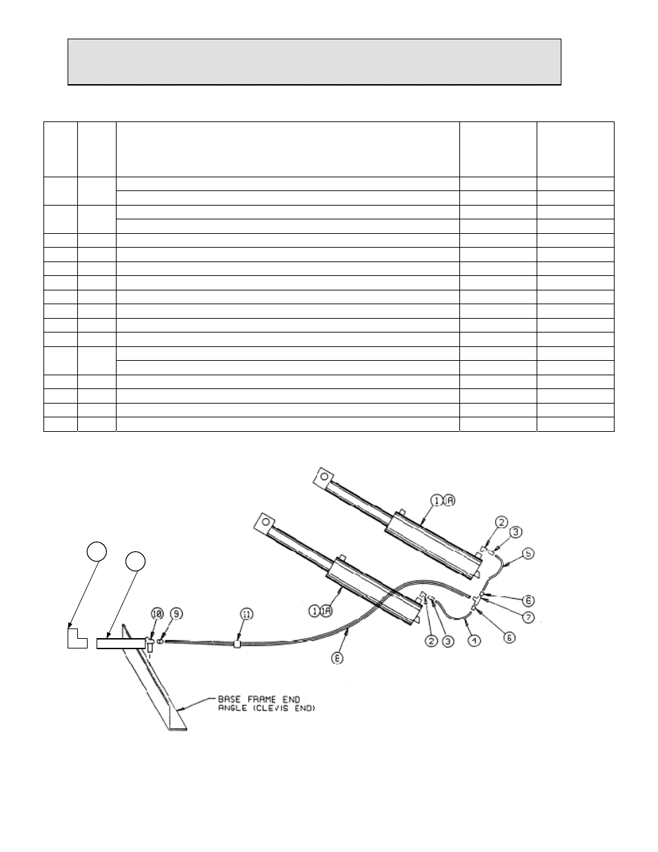 Replacement parts list | Autoquip PLTC DOCK LIFT User Manual | Page 65 / 86