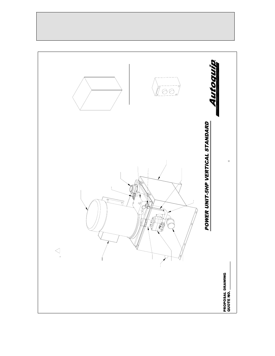 Replacement parts list, 5hp vertical power unit, Figure 40a: vertical power unit parts detail | Autoquip PLTC DOCK LIFT User Manual | Page 71 / 86