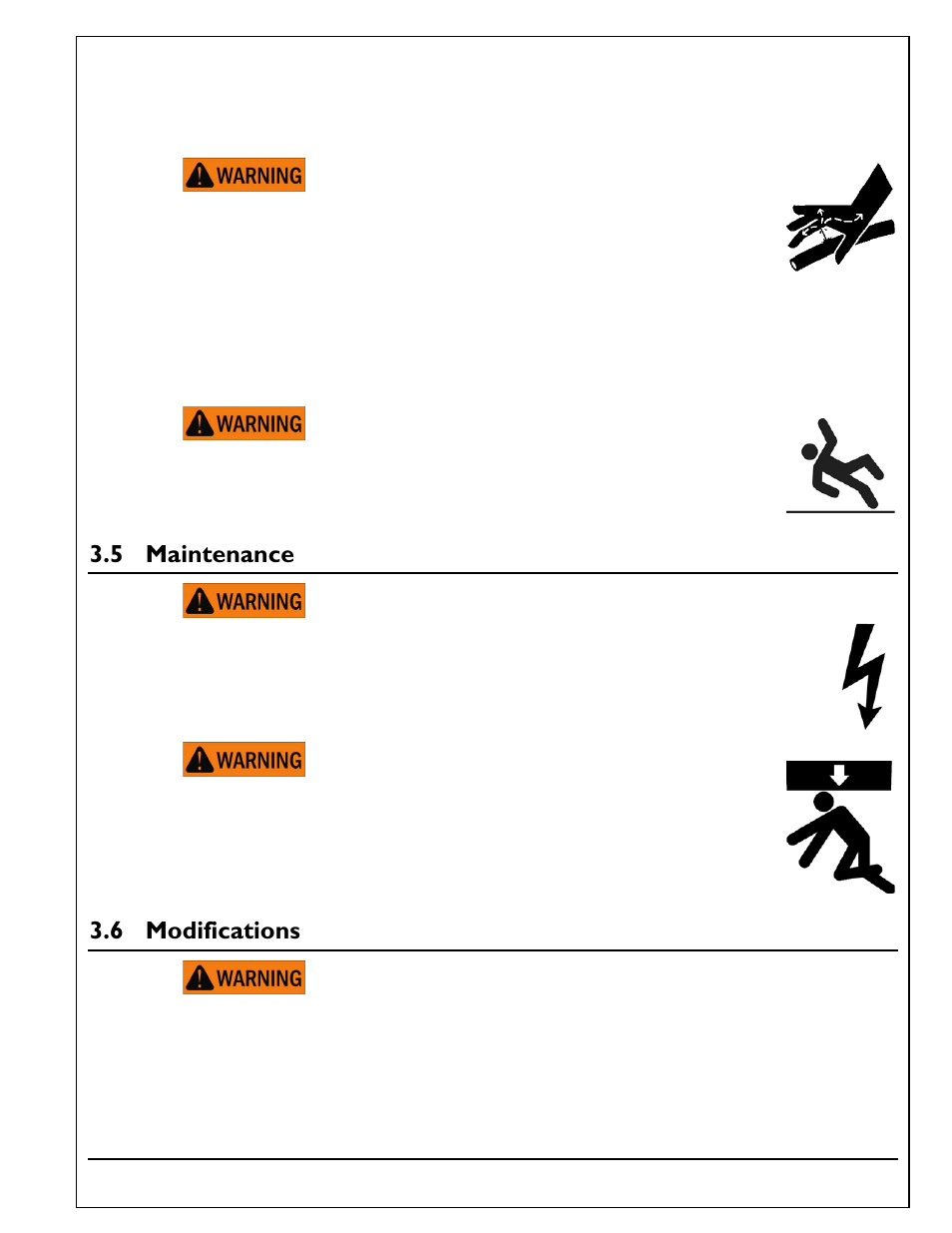 5 maintenance, 6 modifications, Maintenance | Modifications | Autoquip TORKLIFT T2 DOUBLE PANTOGRAPH User Manual | Page 11 / 38