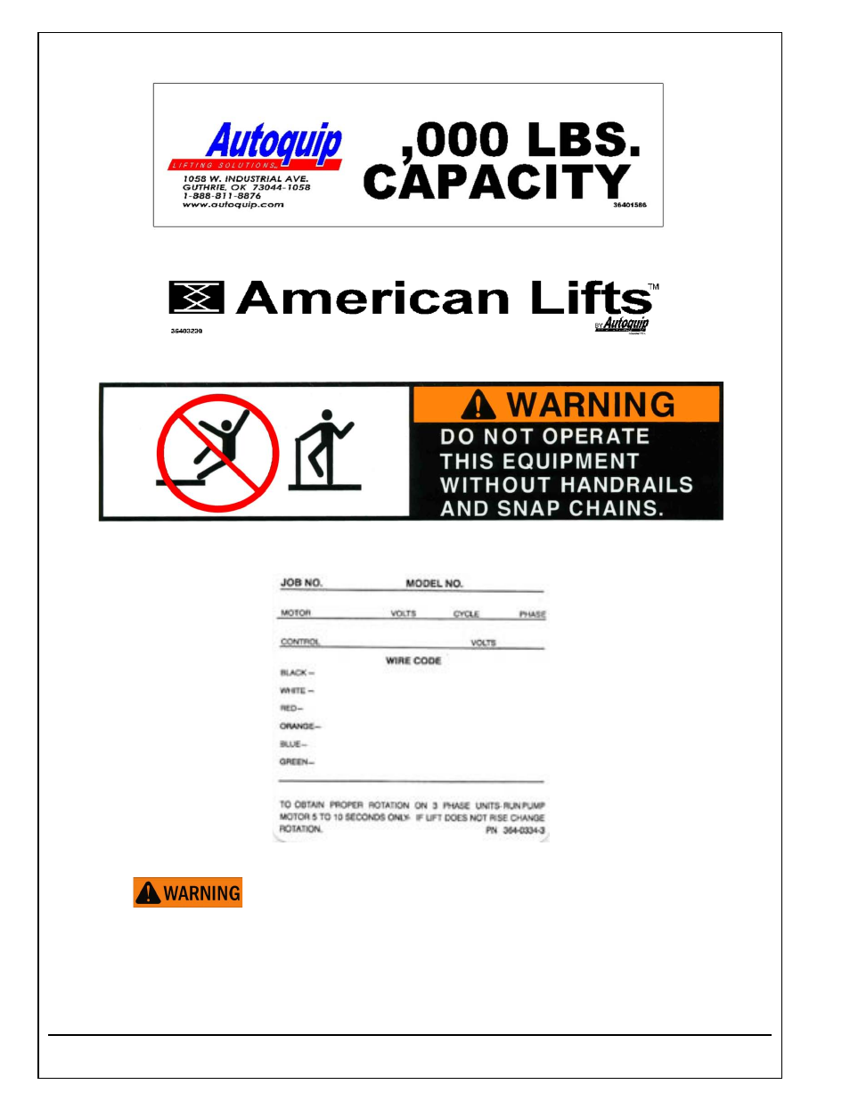 Autoquip TORKLIFT T2 DOUBLE PANTOGRAPH User Manual | Page 14 / 38