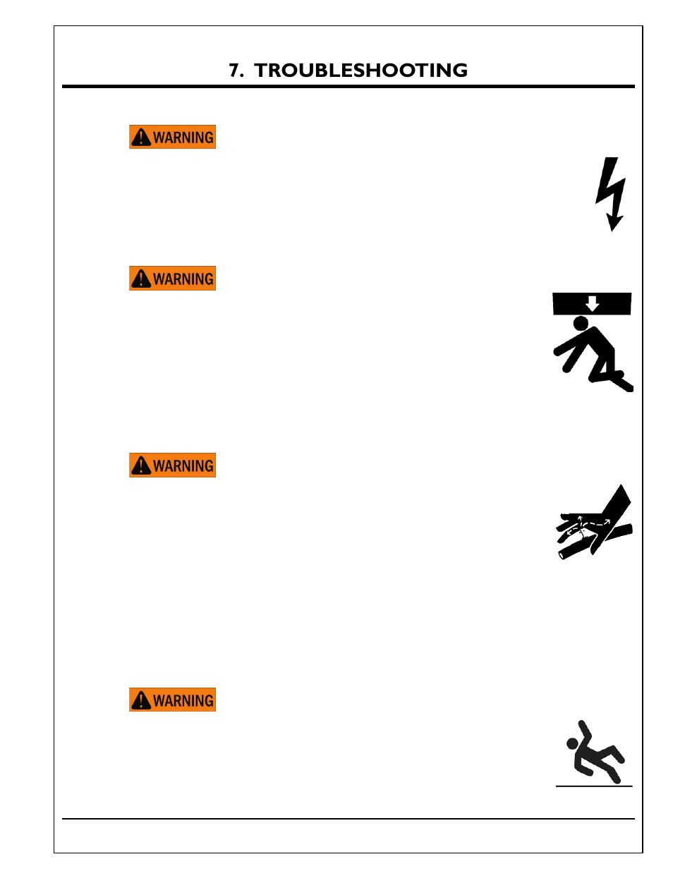 Troubleshooting | Autoquip TORKLIFT T2 DOUBLE PANTOGRAPH User Manual | Page 31 / 38