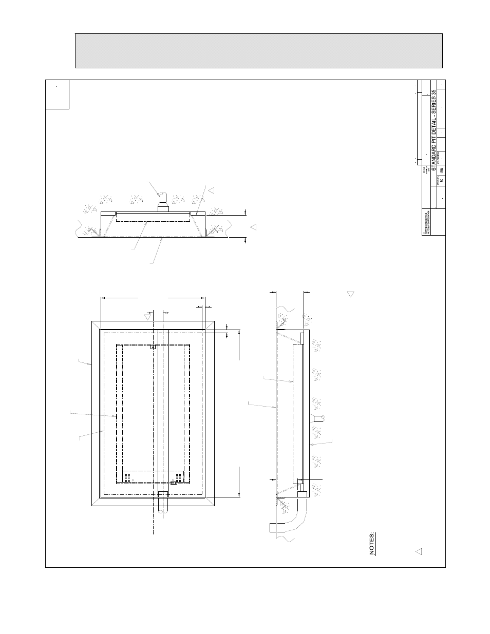 Installation instructions, Figure 10: series 35 pit detail | Autoquip SERIES 35 MANUAL TURNTABLE User Manual | Page 22 / 79