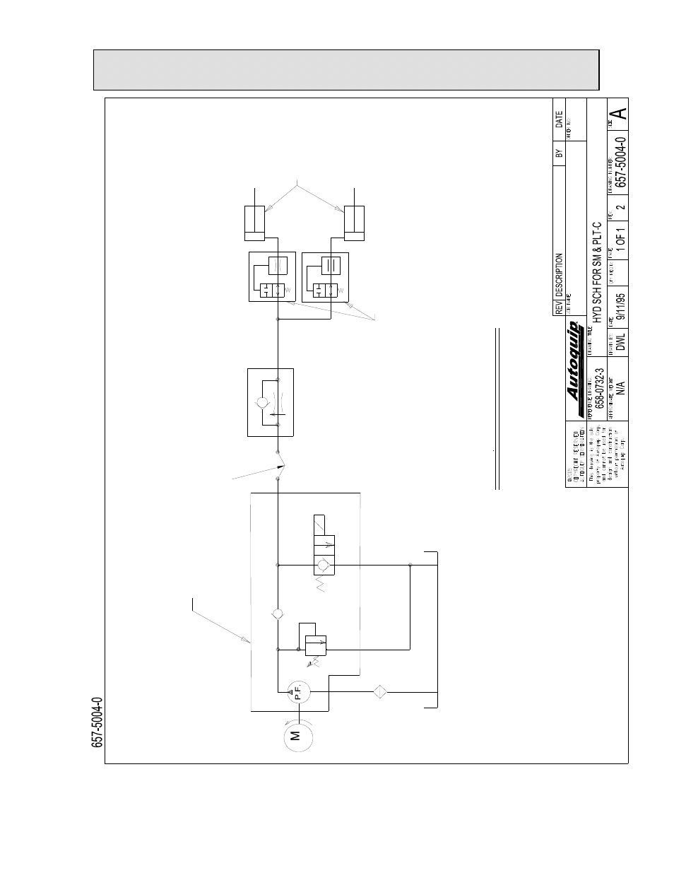 General maintenance, Hydr aulic schemat ic | Autoquip SERIES 35 MANUAL TURNTABLE User Manual | Page 36 / 79