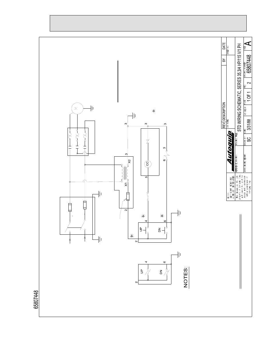 General maintenance, Electrical schematic | Autoquip SERIES 35 MANUAL TURNTABLE User Manual | Page 38 / 79