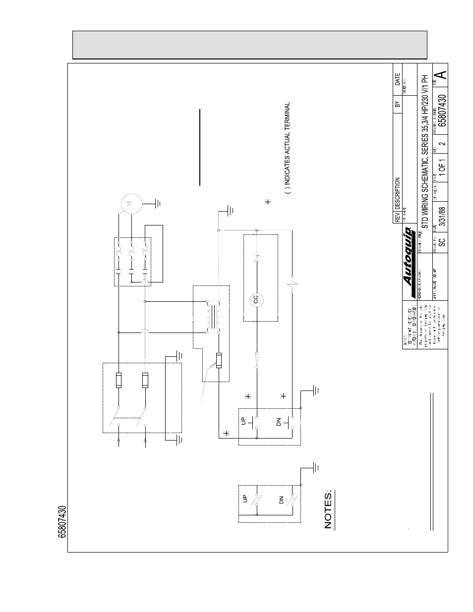 General maintenance, Electrical sch e matic | Autoquip SERIES 35 MANUAL TURNTABLE User Manual | Page 39 / 79