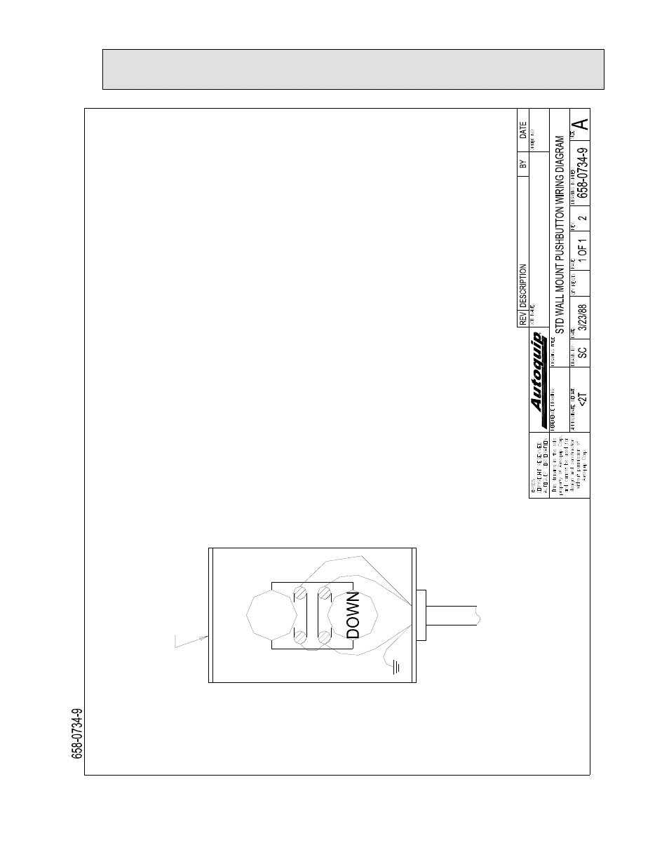 General maintenance, Figure 19: push button wiring diagram | Autoquip SERIES 35 MANUAL TURNTABLE User Manual | Page 41 / 79