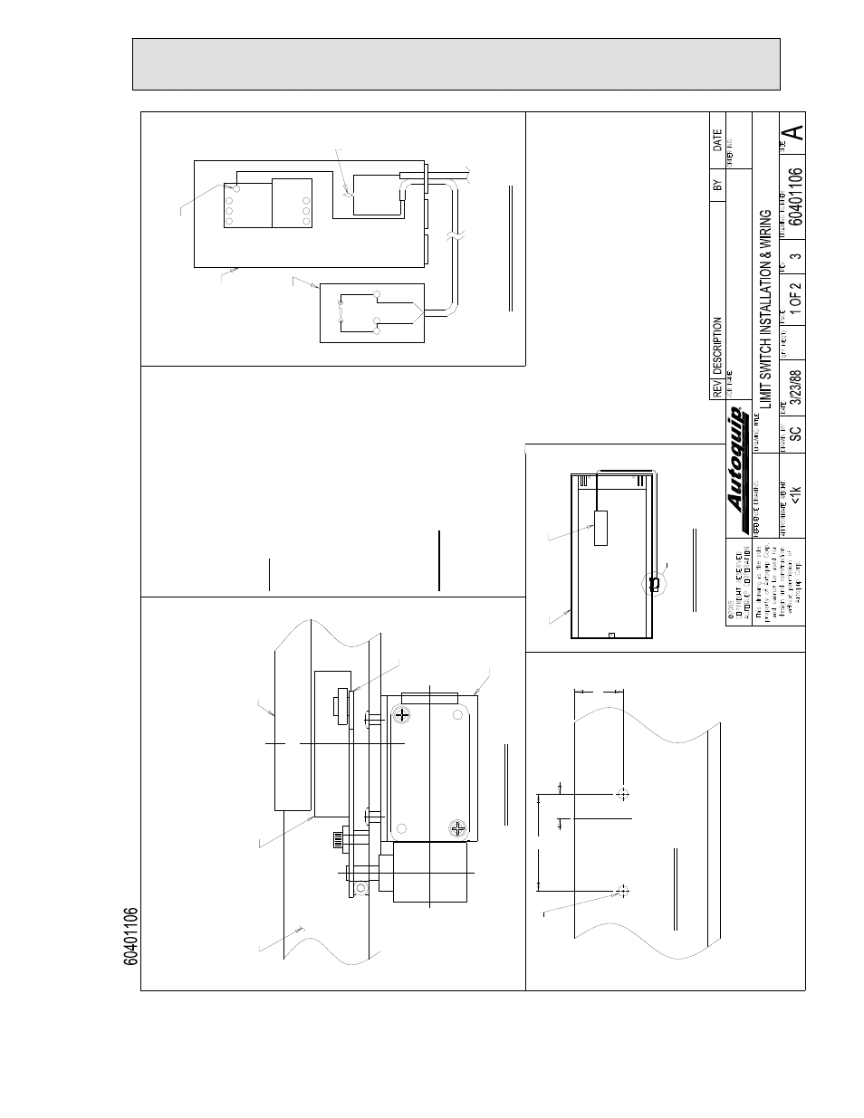 General maintenance, Figure 22a. limit switch wiring diagram, Wiring d e tail | Autoquip SERIES 35 MANUAL TURNTABLE User Manual | Page 44 / 79