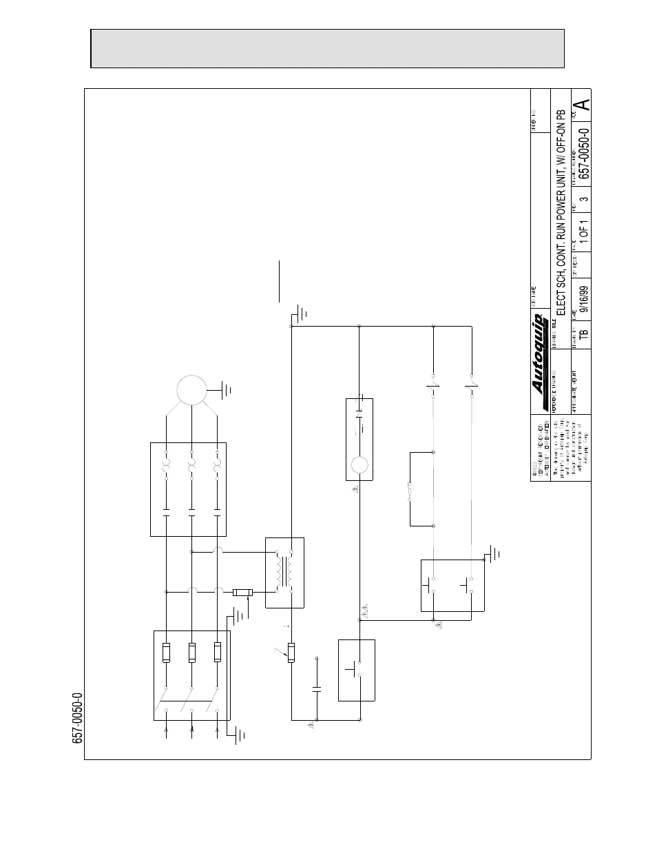 Replacement parts list | Autoquip SERIES 35 MANUAL TURNTABLE User Manual | Page 70 / 79