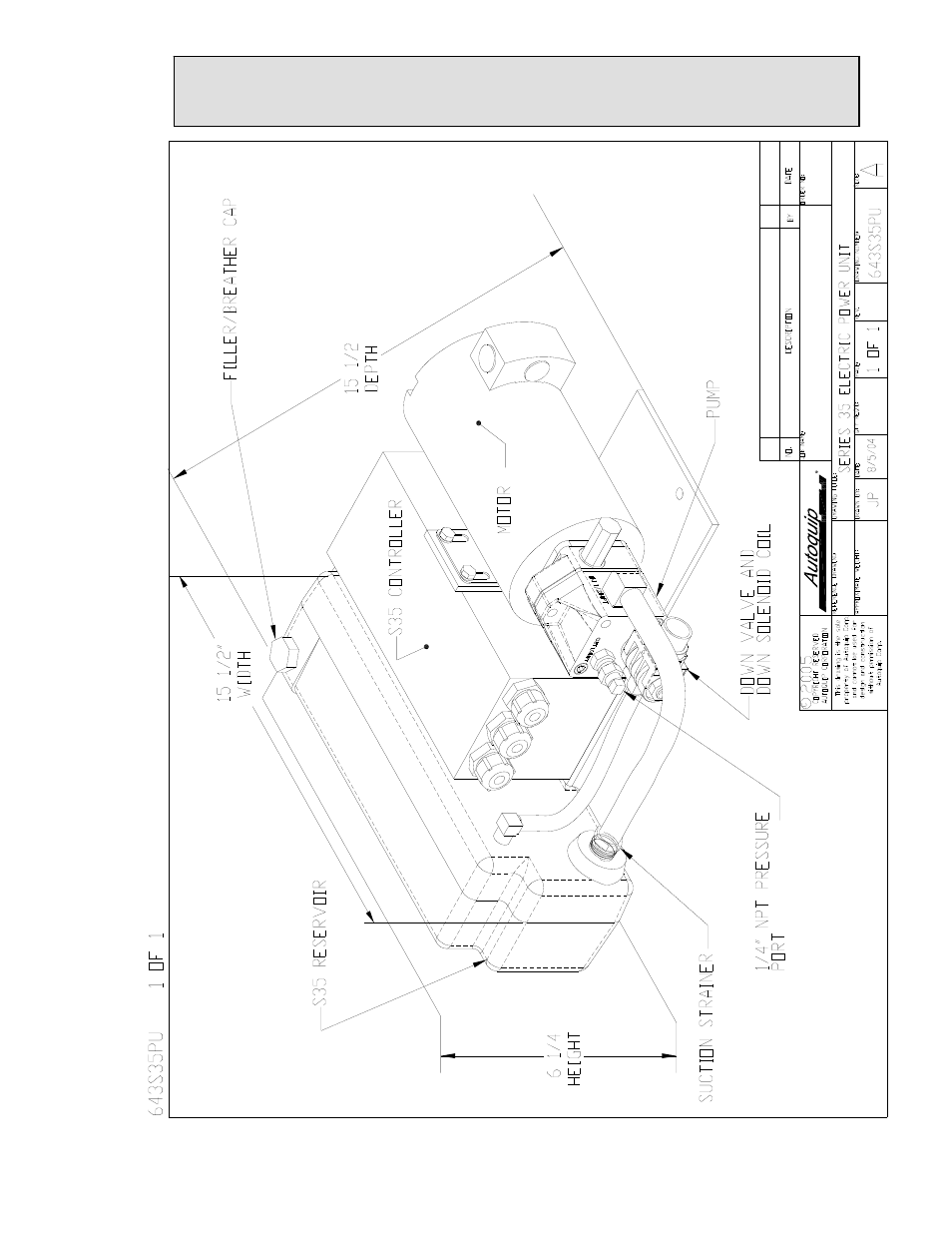 Replacement parts list | Autoquip SERIES 35 LOW PROFILE User Manual | Page 48 / 79