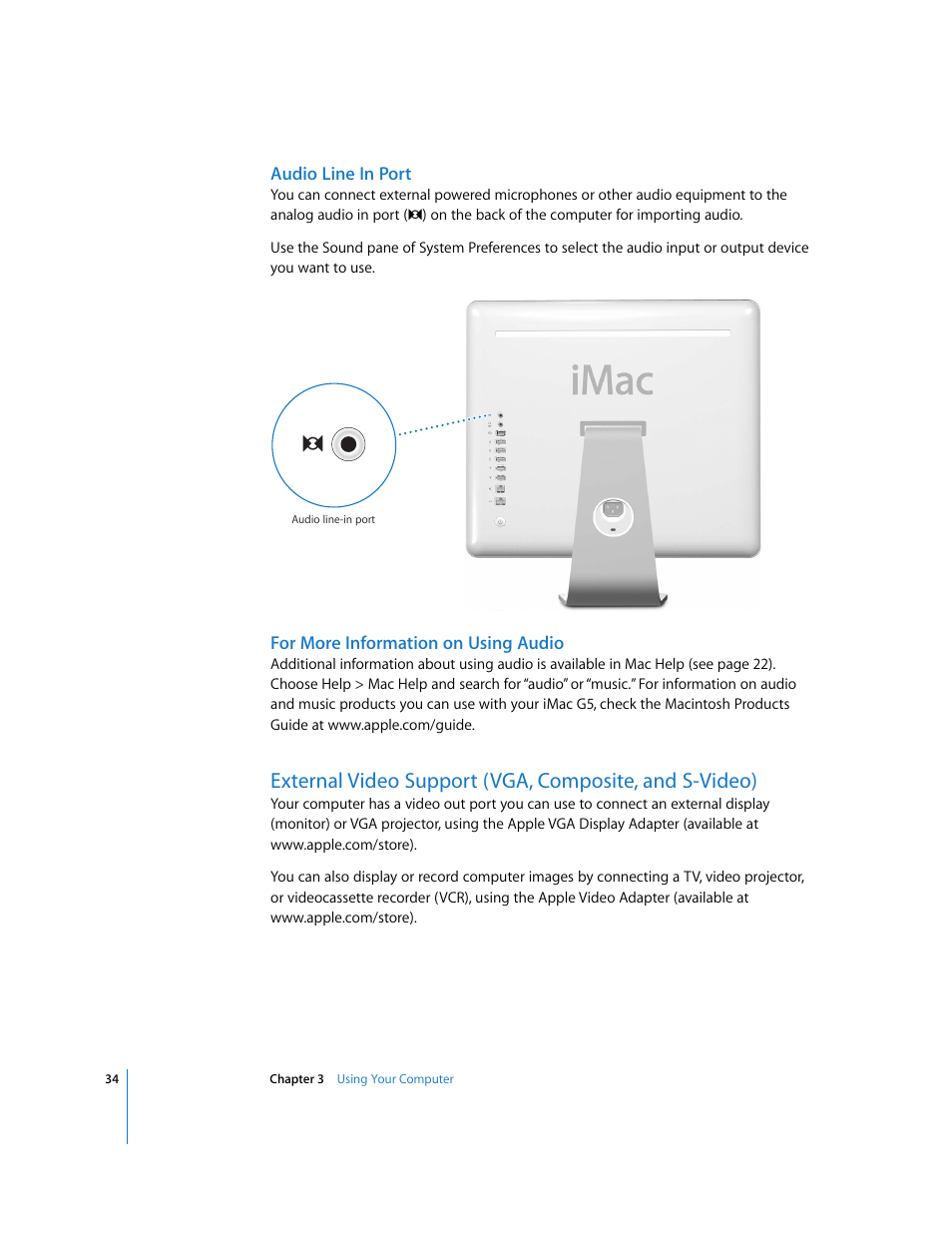 Apple iMac G5 User Manual | Page 34 / 96