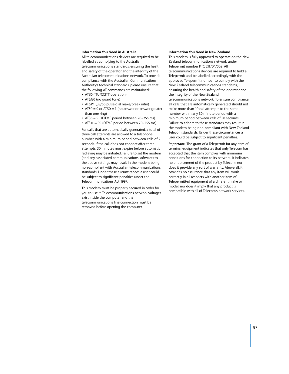 Apple iMac G5 User Manual | Page 87 / 96