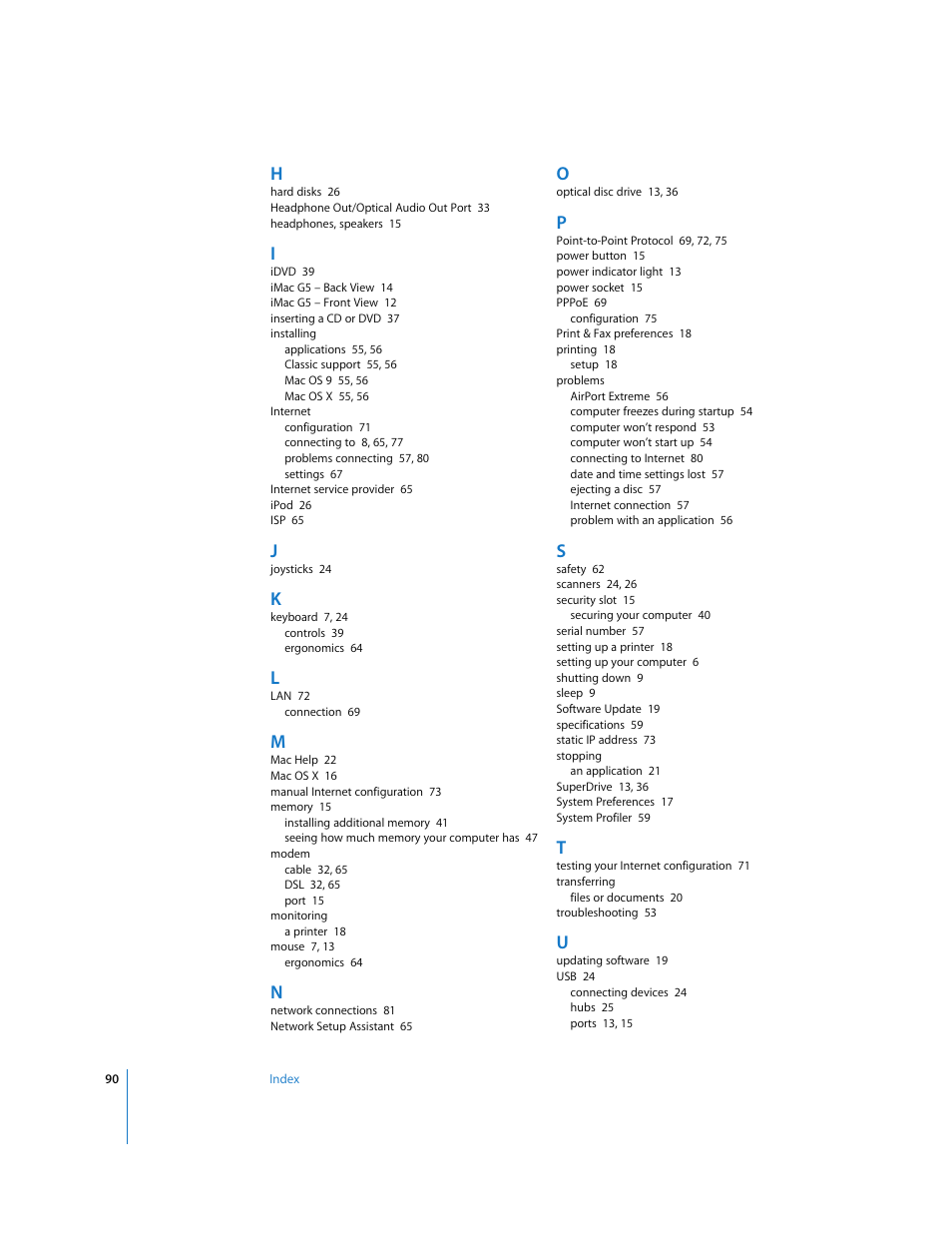 Apple iMac G5 User Manual | Page 90 / 96