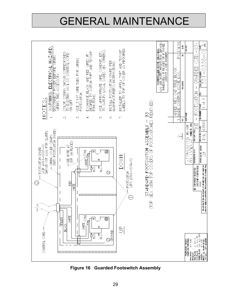 General maintenance | Autoquip SERIES 35 TILTERS User Manual | Page 29 / 35