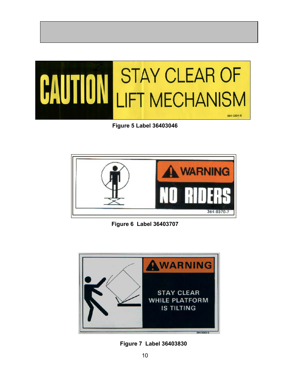 Label identification | Autoquip BASCULE BRIDGE - DOUBLE LEAF User Manual | Page 10 / 44