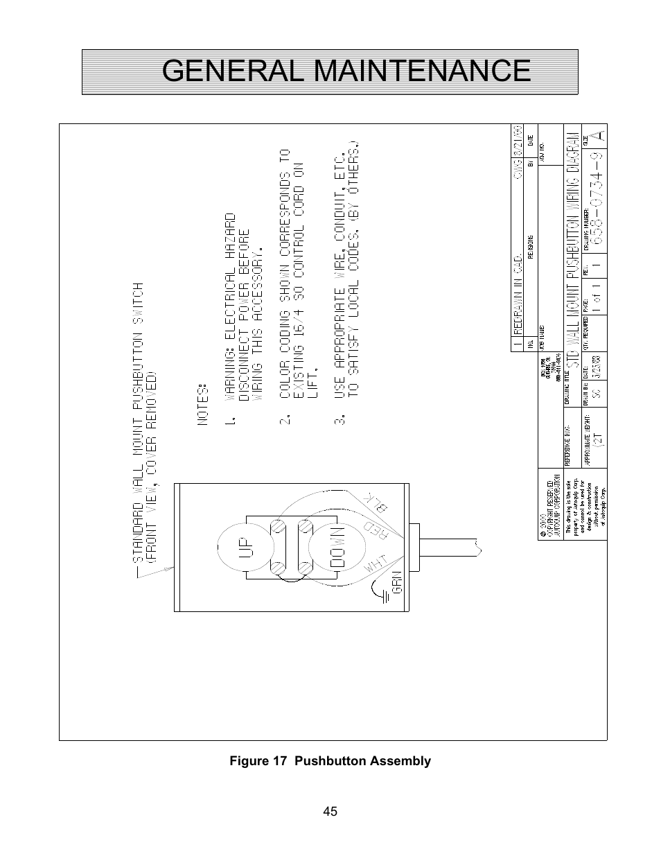 General maintenance | Autoquip TRUCK LEVELER - SHALLOW PIT MOUNT User Manual | Page 45 / 53