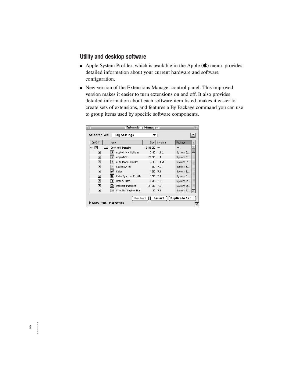 Apple MAC OS 7.6.1 User Manual | Page 2 / 4