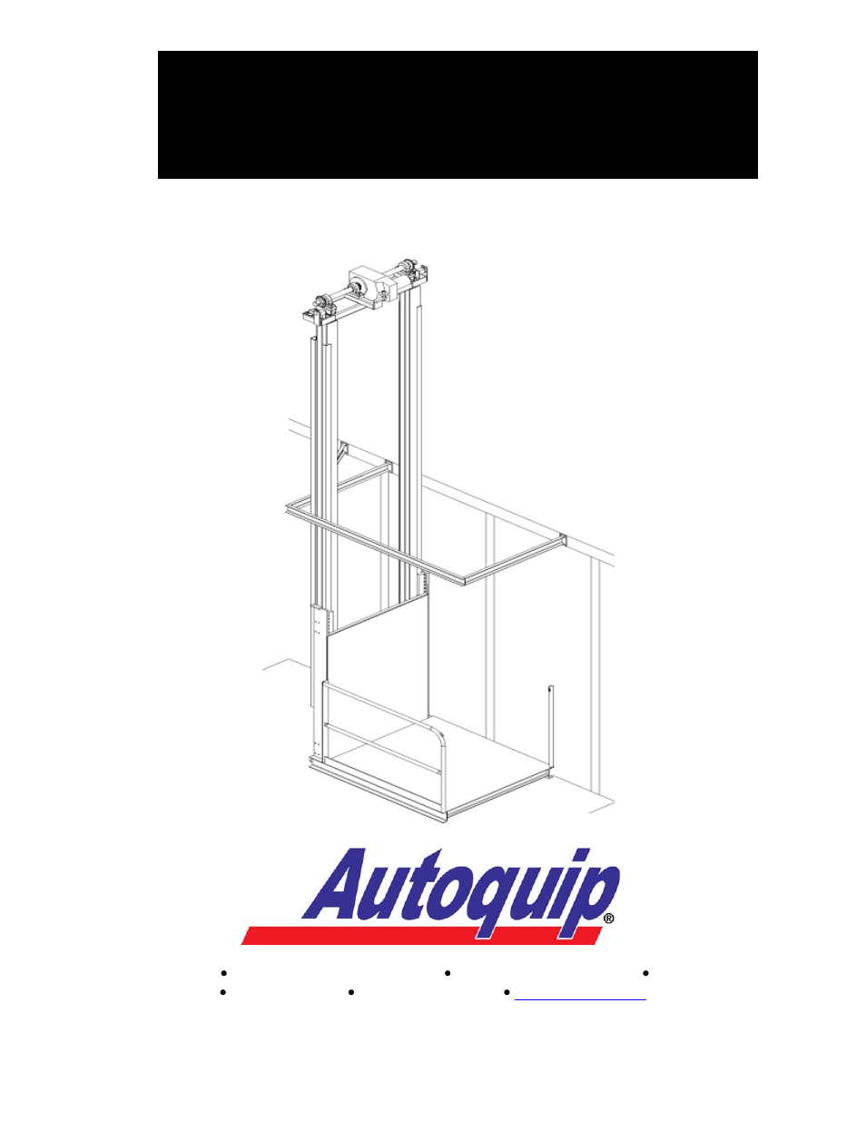 Autoquip FREIGHTLIFT FLMC User Manual | 96 pages