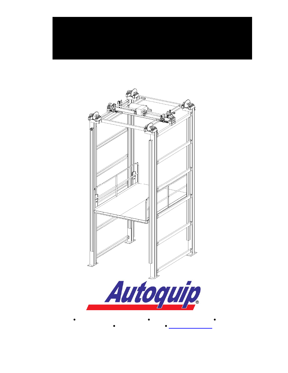 Autoquip FREIGHTLIFT FL4M User Manual | 101 pages