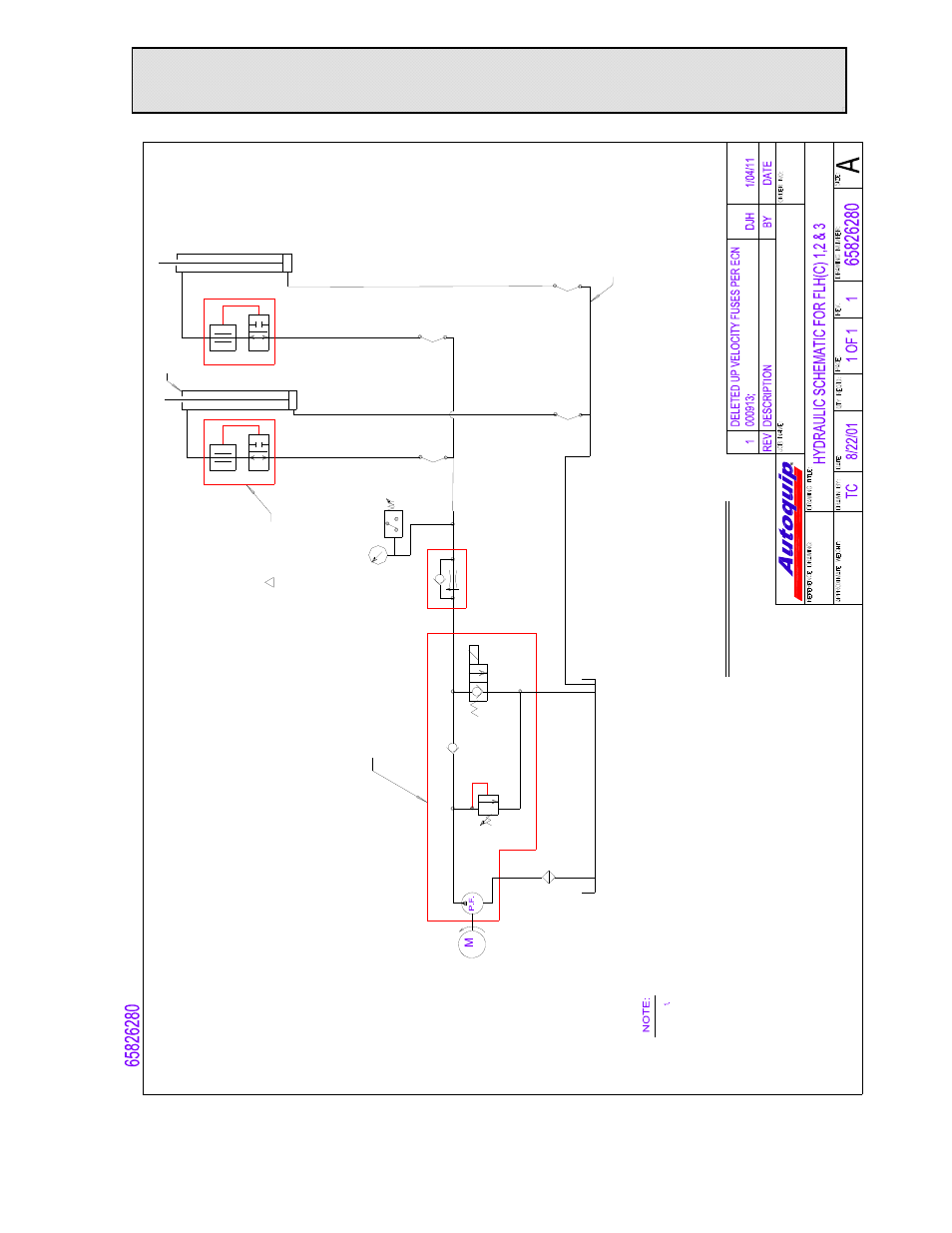 General maintenance, Hy drauli c schem a ti c | Autoquip FREIGHTLIFT FLH User Manual | Page 81 / 103