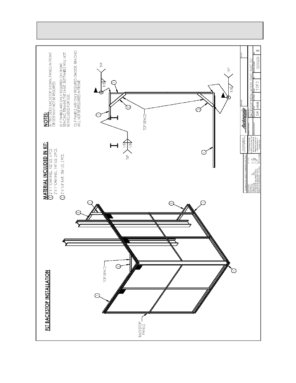 Installation, Instructions | Autoquip FREIGHTLIFT FLT User Manual | Page 53 / 77