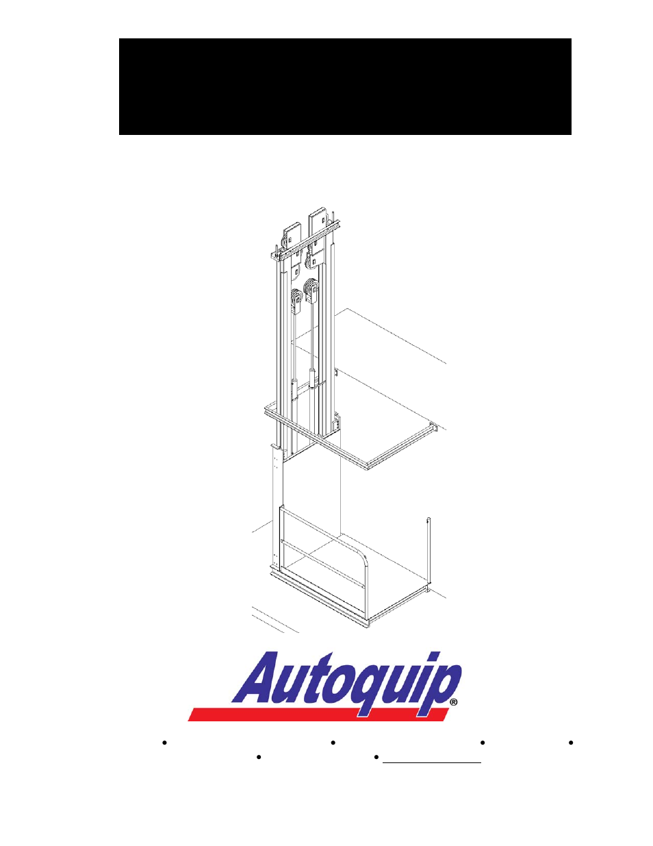 Autoquip FREIGHTLIFT FLHC User Manual | 103 pages