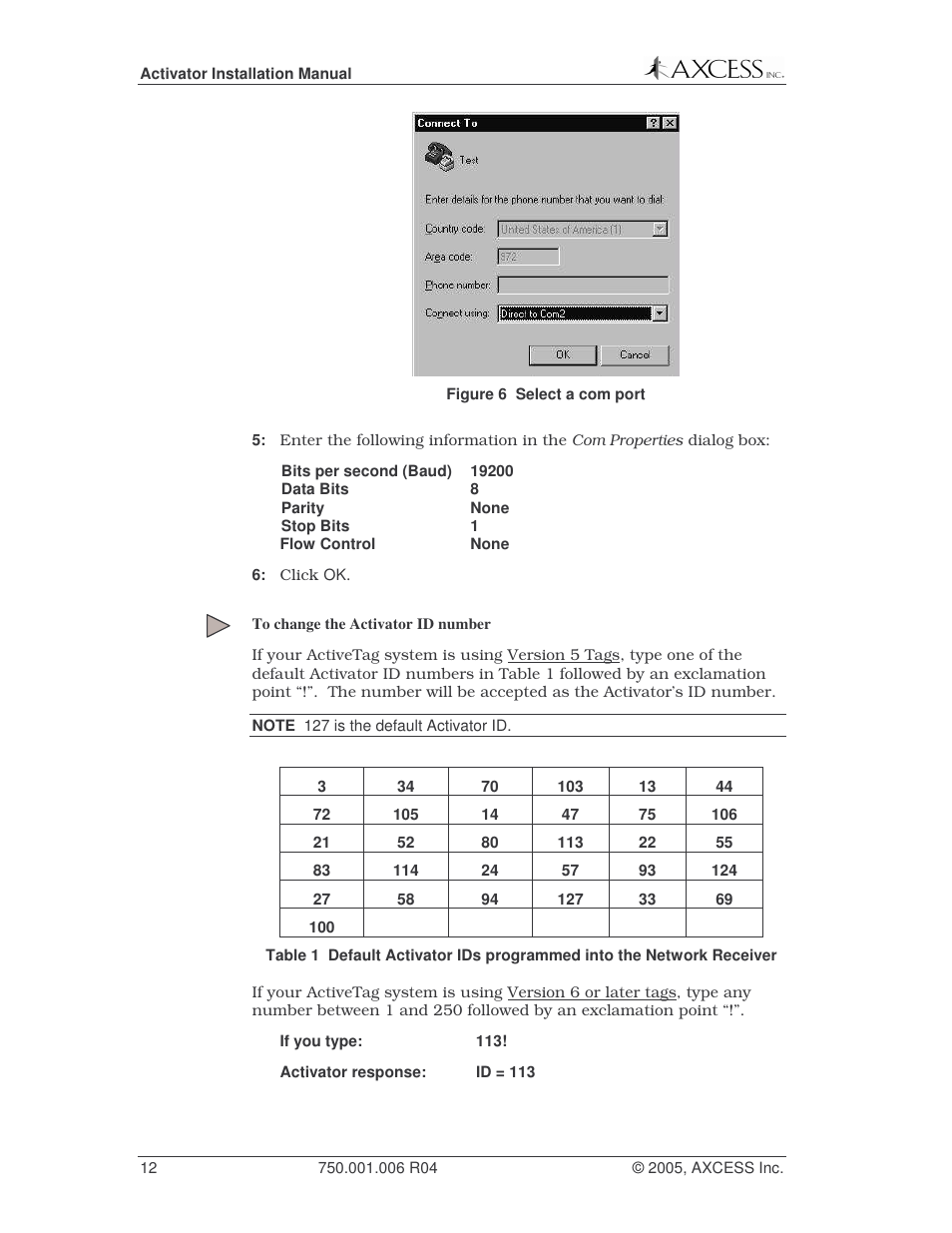 Axcess Activator Installation Guide User Manual | Page 12 / 18